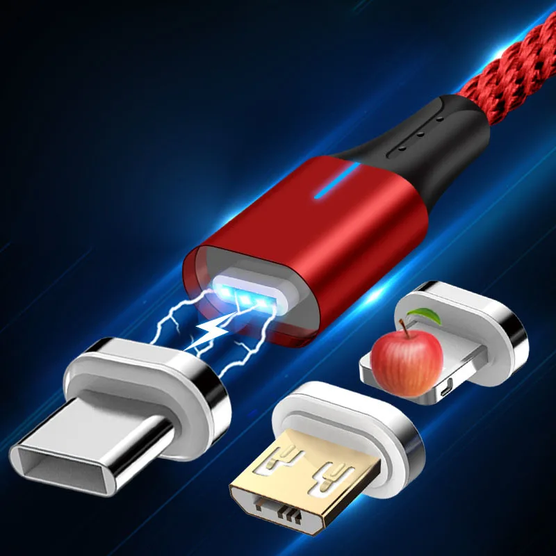 Magnetic Absorption Data Line 3a Magnetic Charge Cable For Apple Type-c Android Fast Micro Usb Type C Magnet Mobile Phone Cable
Magnetic Absorption Data Line 3a Magnetic Charge Cable For Apple Type-c Android Fast Micro Usb Type C Magnet Mobile Phone Cable