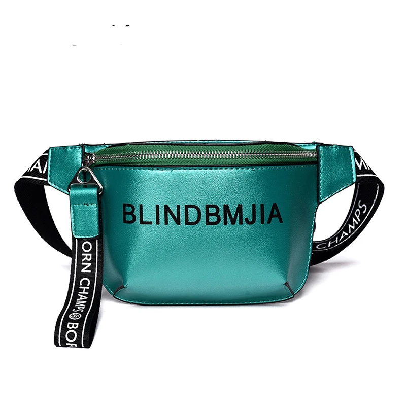 

BENVICHE Fashion PU Leather Waist Bag Women Letter Fanny Packs Belt Bag Female Chest Handbag Drop Ship Travelling Mobile Bum Bag