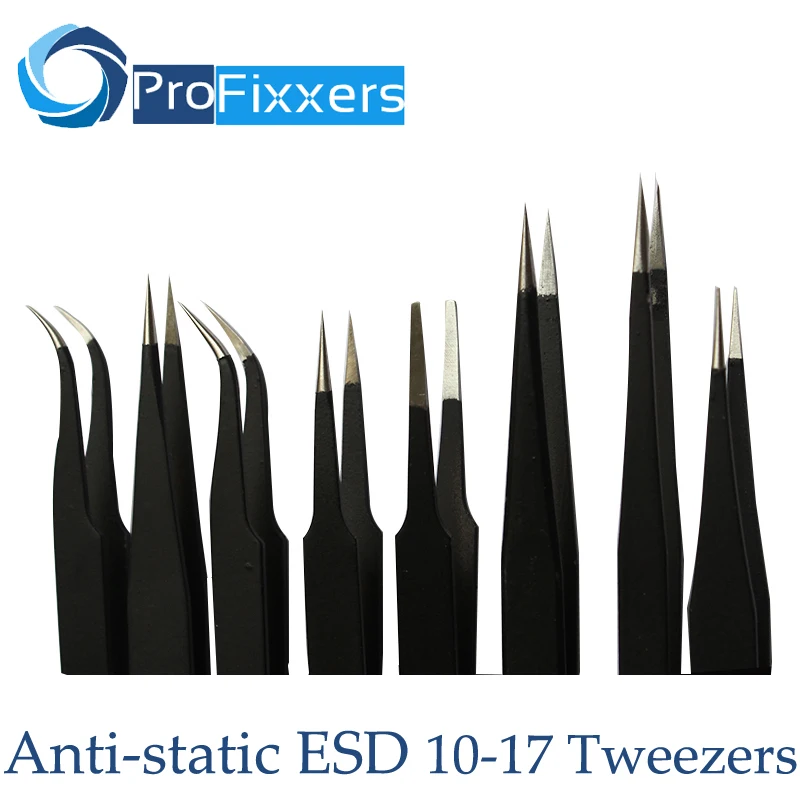 Free Shipping Good Quality Anti-static ESD 10-17 Tweezers Set For Soldering Station Welding Assist Tools 8pcs/lot
Free Shipping Good Quality Anti-static ESD 10-17 Tweezers Set For Soldering Station Welding Assist Tools 8pcs/lot