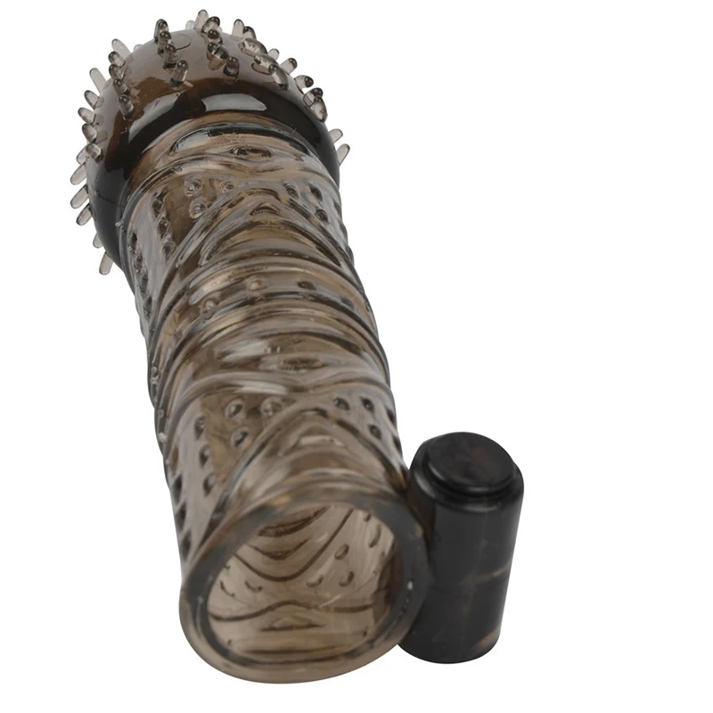 Penis Vibrate Extender, Delay Ejaculation, Penis Enlargement Enhancer, Penis Extend Sleeve, Sex Toys for Man, Adult Products O15