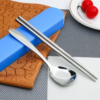 100 Sets Portable Practical Stainless Steel Dinnerware Sets Reusable Traveling Tableware Set With Gift Case ZA6542
100 Sets Portable Practical Stainless Steel Dinnerware Sets Reusable Traveling Tableware Set With Gift Case ZA6542