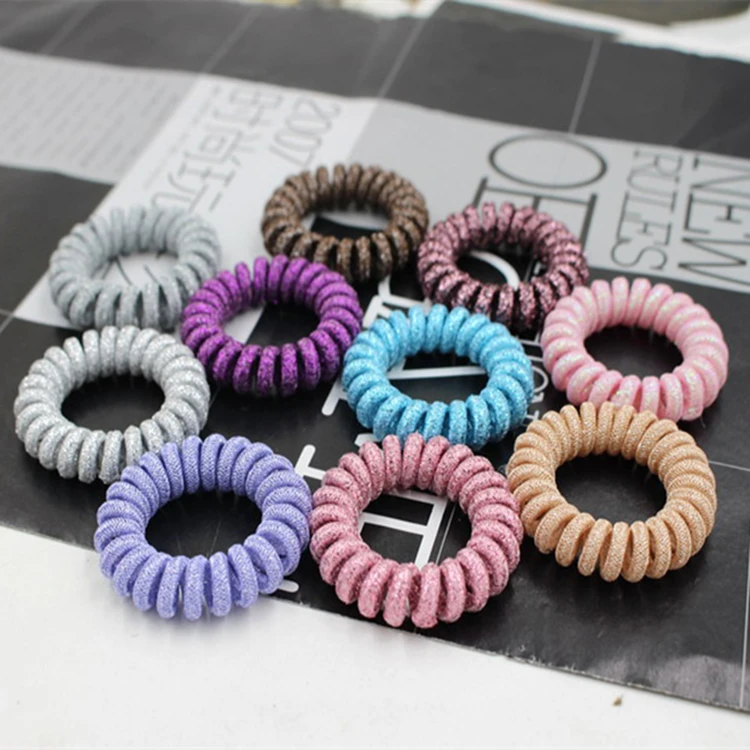 10Pcs/Lot colours stretch Telephone Wire Line Wrap Cloth Hair Ring Gum Elastic Hair Band Girl's Hair Scrunchy Ponytail holder
10Pcs/Lot colours stretch Telephone Wire Line Wrap Cloth Hair Ring Gum Elastic Hair Band Girl's Hair Scrunchy Ponytail holder