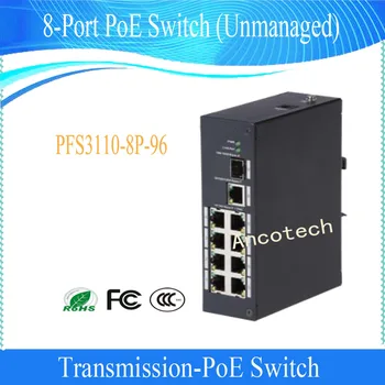 Free Shipping DAHUA 8-Port Two-layer industrial PoE Switch (Unmanaged) Without Logo PFS3110-8P-96
Free Shipping DAHUA 8-Port Two-layer industrial PoE Switch (Unmanaged) Without Logo PFS3110-8P-96