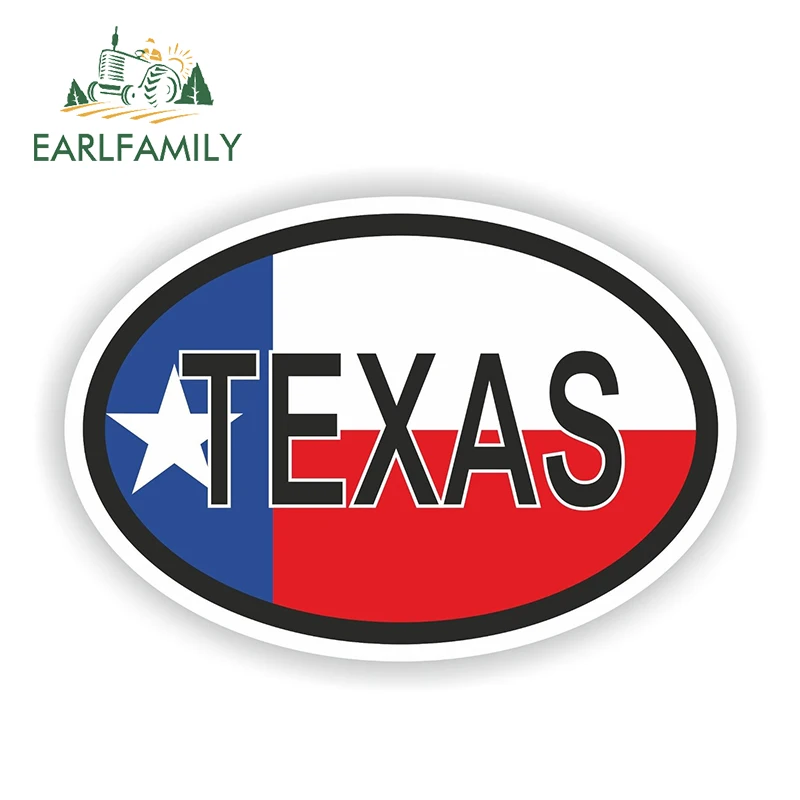EARLFAMILY 13cm x 8.8cm TEXAS STATE OVAL WITH FLAG STICKER USA UNITED STATES Bumper Decal Car Sticker Waterproof Car Accessories
EARLFAMILY 13cm x 8.8cm TEXAS STATE OVAL WITH FLAG STICKER USA UNITED STATES Bumper Decal Car Sticker Waterproof Car Accessories