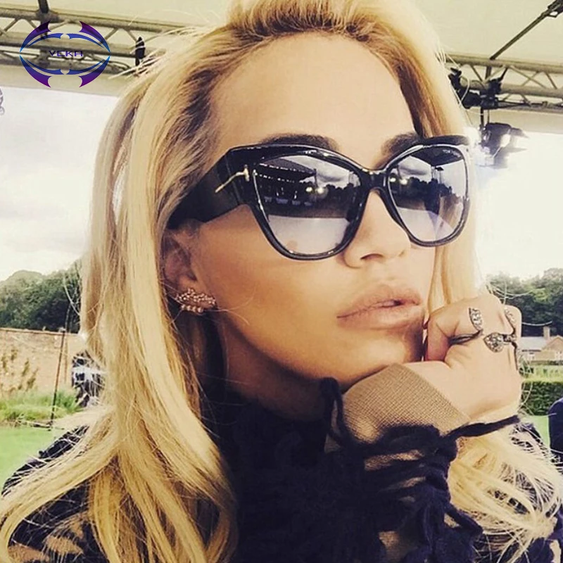 VCKA Fashion Brand Designer Cat Eye Women Sunglasses Female Gradient Points Sun Glasses Frame UV400 Big Oculos feminino de sol
VCKA Fashion Brand Designer Cat Eye Women Sunglasses Female Gradient Points Sun Glasses Frame UV400 Big Oculos feminino de sol