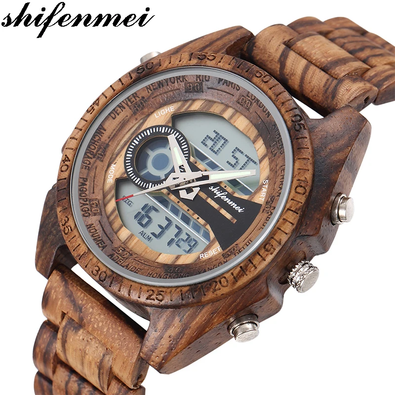 SFMEI S2139 Antique Natural Digital Men Watches LED display engraved Wooden Luminous Hand boys brand male female watch
SFMEI S2139 Antique Natural Digital Men Watches LED display engraved Wooden Luminous Hand boys brand male female watch