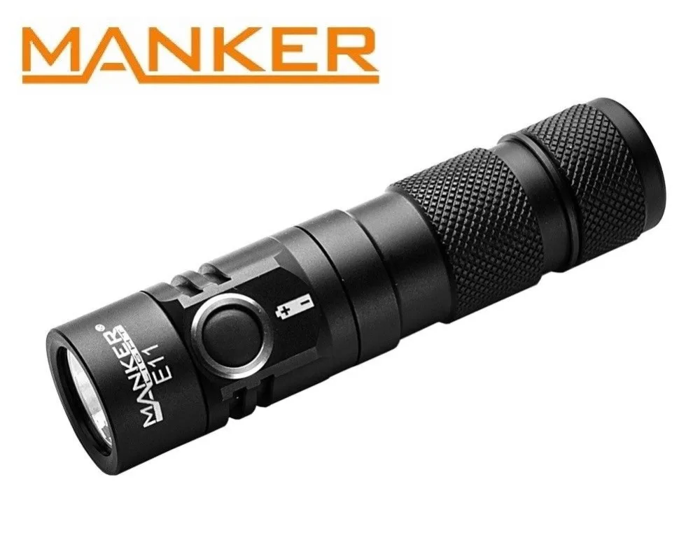 

Manker E11 800 Lumen CREE XP-L LED Flashlight Small Flashlight EDC AA Light 14500 Torch With Pocket Clip Mini Led Flashlight