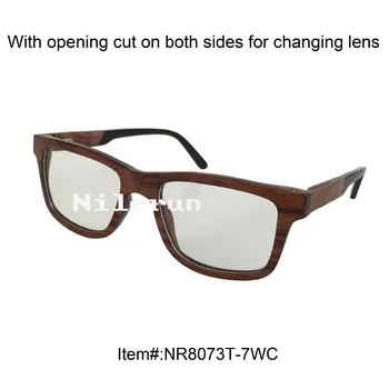 high quality unisex men women's rose wood optical glasses with acetate temple tips and opening cut
high quality unisex men women's rose wood optical glasses with acetate temple tips and opening cut