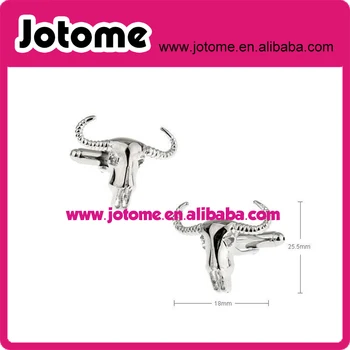Free shipping high quality Bull skull cufflinks silver copper Cuff links
Free shipping high quality Bull skull cufflinks silver copper Cuff links