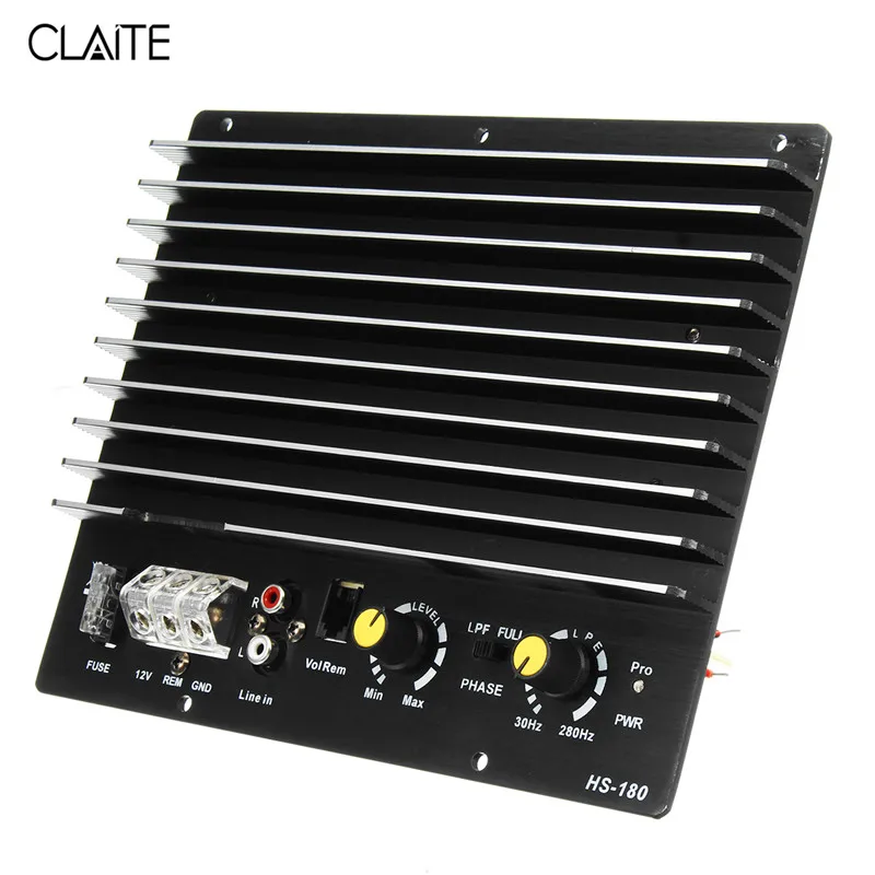CLAITE 120W 8 inch 10 inch Subwoofer Amplifier 12V Wired Control Audio Speaker Car Amplifier Module 213x170mm
CLAITE 120W 8 inch 10 inch Subwoofer Amplifier 12V Wired Control Audio Speaker Car Amplifier Module 213x170mm