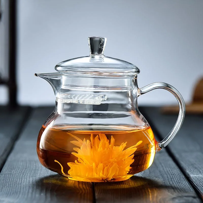 About 400ml Teapot Heat Resistant Transparent Glass Filter Water Pot / Chinese Kung Fu Tea Set Drinkware Juice Lemon Milk Kettle
About 400ml Teapot Heat Resistant Transparent Glass Filter Water Pot / Chinese Kung Fu Tea Set Drinkware Juice Lemon Milk Kettle