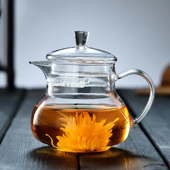 About 400ml Teapot Heat Resistant Transparent Glass Filter Water Pot / Chinese Kung Fu Tea Set Drinkware Juice Lemon Milk Kettle
About 400ml Teapot Heat Resistant Transparent Glass Filter Water Pot / Chinese Kung Fu Tea Set Drinkware Juice Lemon Milk Kettle