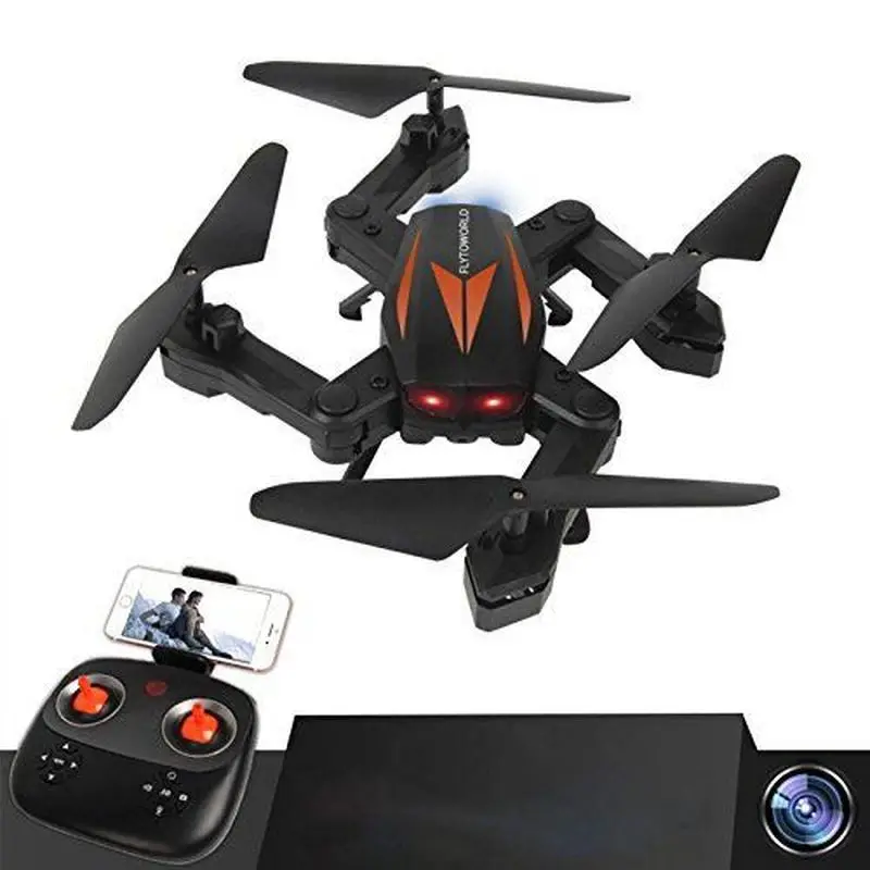

FPV RC Drone Foldable 2.4GHz 6-axis Gyro RC Quadcopter F12W 2MP HD Camera WiFi Remote Control 3D flip Headless Mode