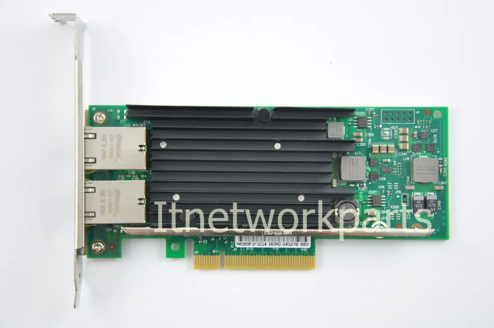 LODFIBER for Intel X540T2 Ethernet Converged Network Adapter 100Mbps/1Gbps/10Gbps PCI Express 2.1 x8 2 x RJ45
LODFIBER for Intel X540T2 Ethernet Converged Network Adapter 100Mbps/1Gbps/10Gbps PCI Express 2.1 x8 2 x RJ45