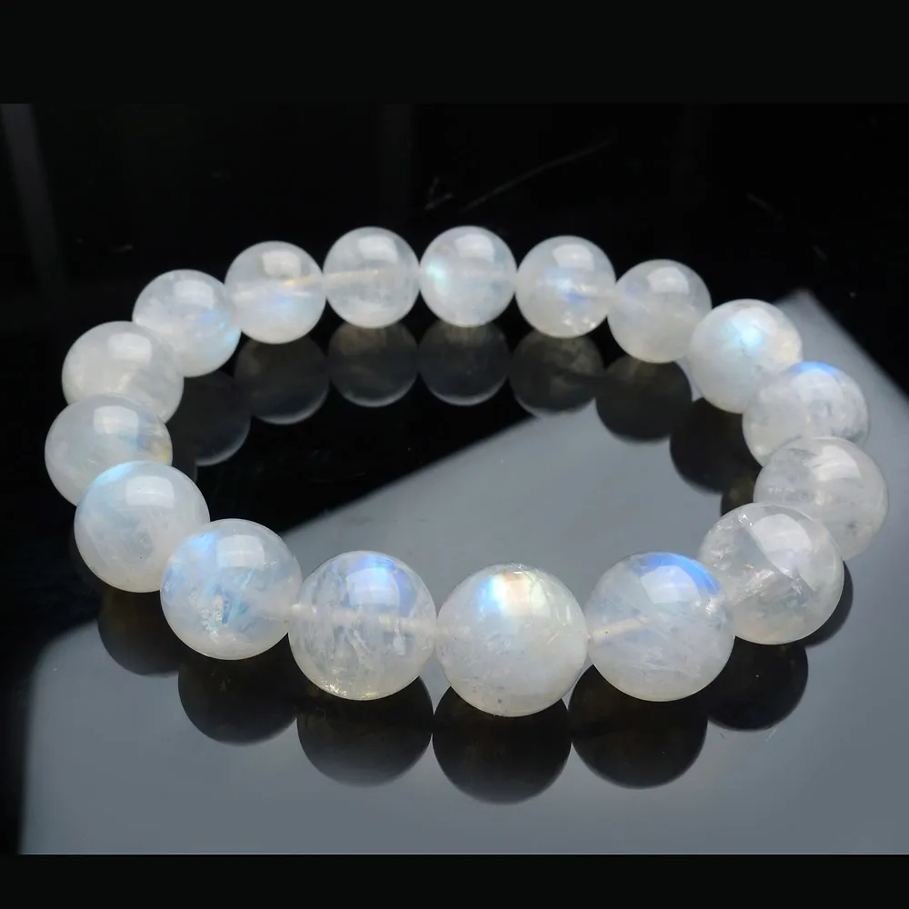 Top Quality Natural Blue Light Moonstone Rainbow 12mm Crystal Clear Round Beads Bracelet Women Men Healing Stone Fashion AAAAA
Top Quality Natural Blue Light Moonstone Rainbow 12mm Crystal Clear Round Beads Bracelet Women Men Healing Stone Fashion AAAAA