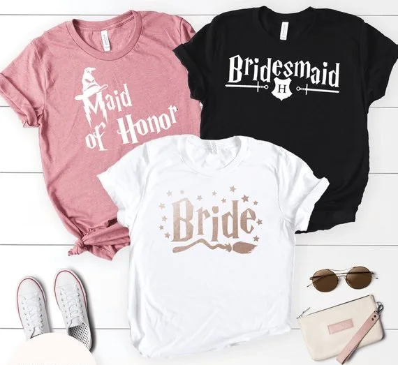 PADDY DESIGN Bridal Bachelorette Party Bride Bridesmaid Maid of Honor T-shirt Rose Letter Print Women Wedding T Shirt Plus Size
PADDY DESIGN Bridal Bachelorette Party Bride Bridesmaid Maid of Honor T-shirt Rose Letter Print Women Wedding T Shirt Plus Size