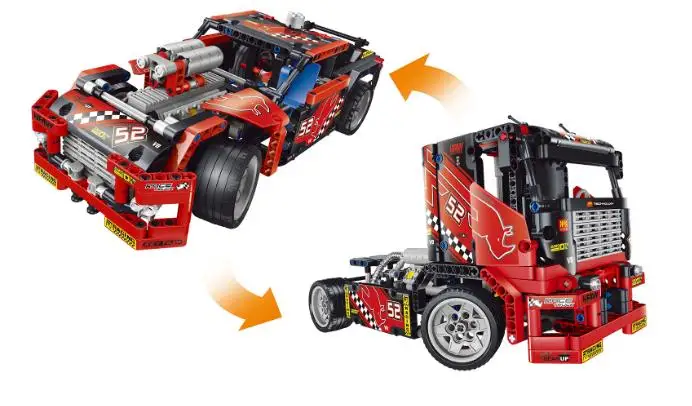 608PCS 2 in 1 Creator Technic Rally Car Truck Building Blocks Compatible legoed Truck sports car for boy gift
608PCS 2 in 1 Creator Technic Rally Car Truck Building Blocks Compatible legoed Truck sports car for boy gift