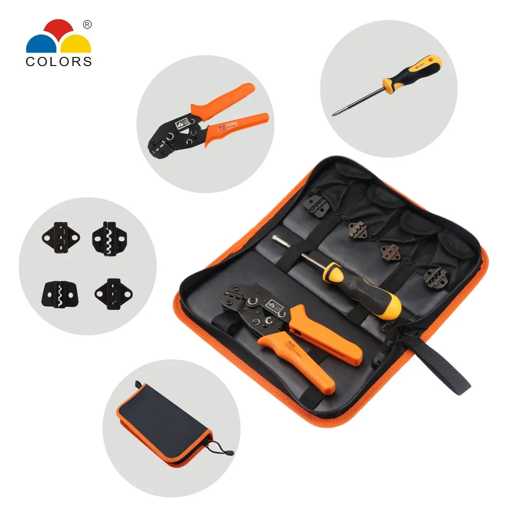 COLORS Wire Crimping Tool Pliers Cable Tools Cutter Crimper Stripper Crimp Cutters Alicate Stripper Plier Set Crimpatrice zange
COLORS Wire Crimping Tool Pliers Cable Tools Cutter Crimper Stripper Crimp Cutters Alicate Stripper Plier Set Crimpatrice zange