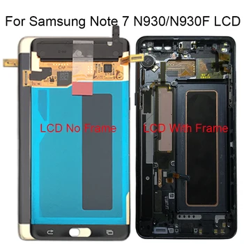 

For Samsung Galaxy Note 7 note FE 7 N930 N930F LCD Display Touch Screen With Frame Digitizer Assembly Replace 100% Tested