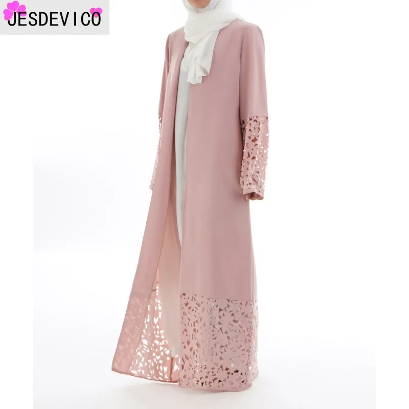 Fashion High-end Muslim Laser Cutting Hand-made Flower Pearl Full-length Coat Turkey Abaya Muslim Women's Dresses Cardigan Robe
Fashion High-end Muslim Laser Cutting Hand-made Flower Pearl Full-length Coat Turkey Abaya Muslim Women's Dresses Cardigan Robe