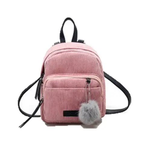 Women's Corduroy Satchel Shoulder Backpack School Rucksack Bags Travel Fashion Girls Zipper Backpacks Female Mini Backpacks
Women's Corduroy Satchel Shoulder Backpack School Rucksack Bags Travel Fashion Girls Zipper Backpacks Female Mini Backpacks