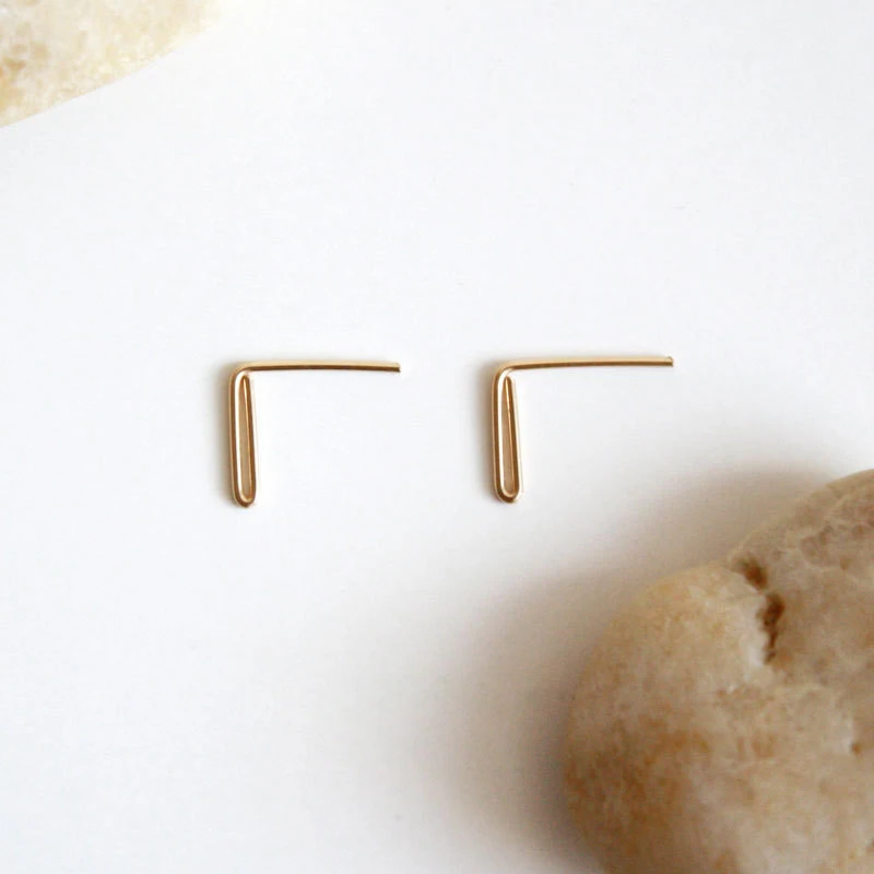 PINJEAS new handmade Tiny long Earrings wire wrap Small Studs Minimalist Personalized Gift for women
PINJEAS new handmade Tiny long Earrings wire wrap Small Studs Minimalist Personalized Gift for women