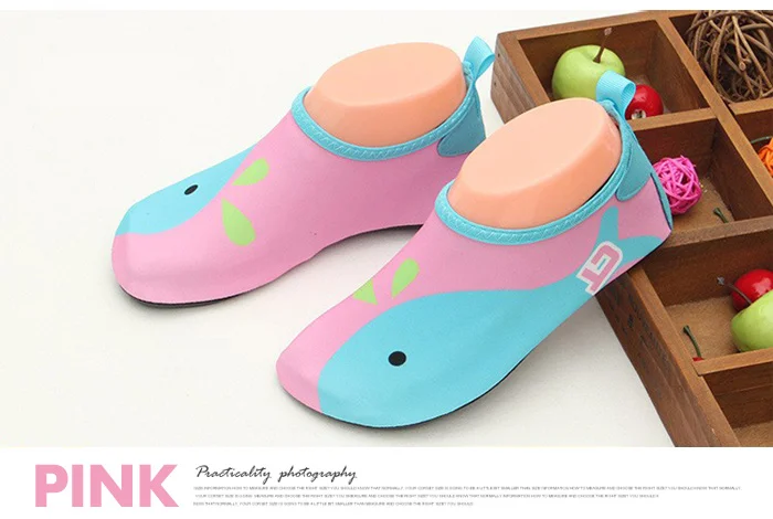 Summer Children Water Shoes Breathable Quick Dry Swimming Fins Aqua Socks Wetsuit Prevent Scratche Warming Slip-on Beach Schuhe (3)
