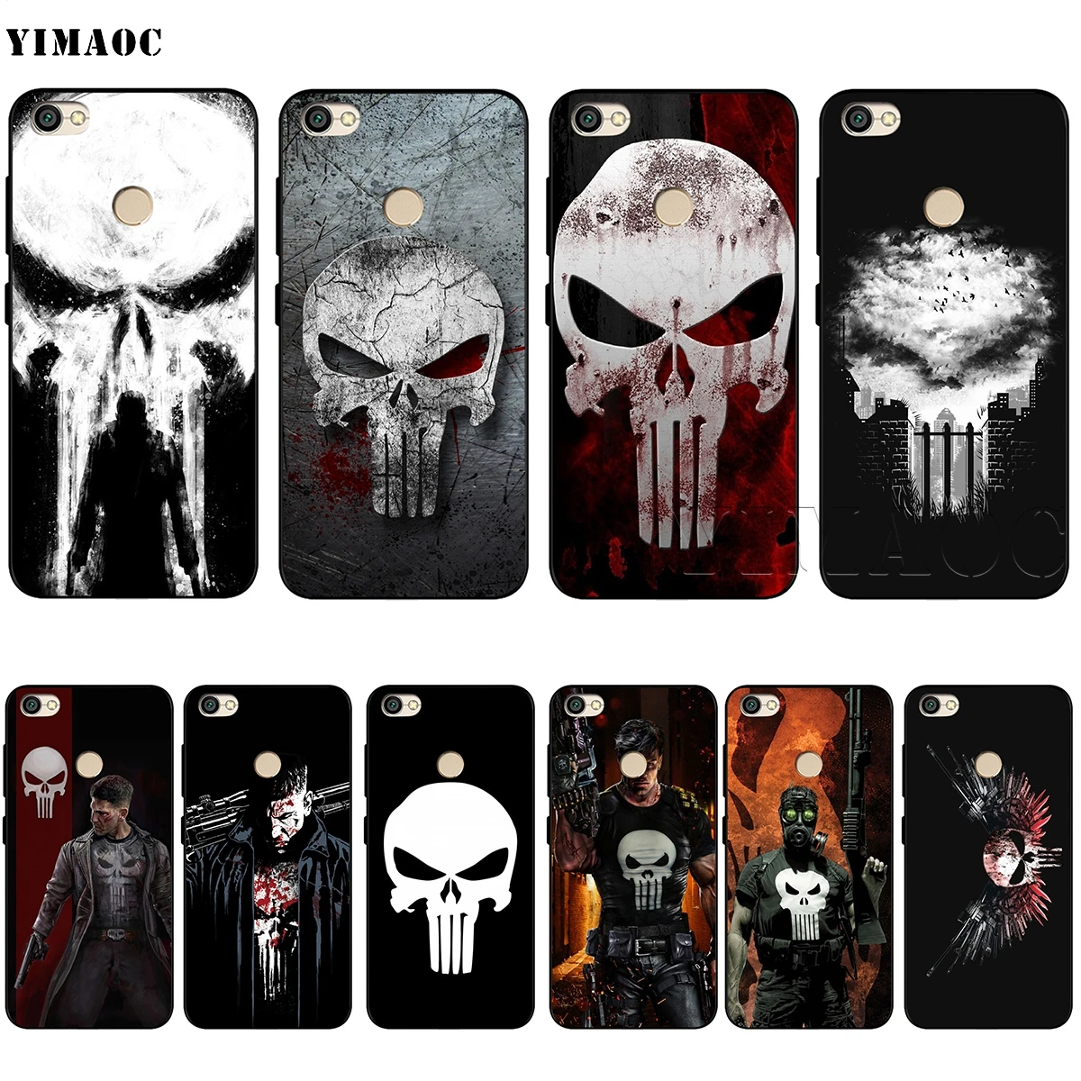 YIMAOC Marvel The Punisher Silicone Case for Xiaomi Redmi Note 4 4x 4a 5 5a 6 8 Pro Prime Plus
YIMAOC Marvel The Punisher Silicone Case for Xiaomi Redmi Note 4 4x 4a 5 5a 6 8 Pro Prime Plus