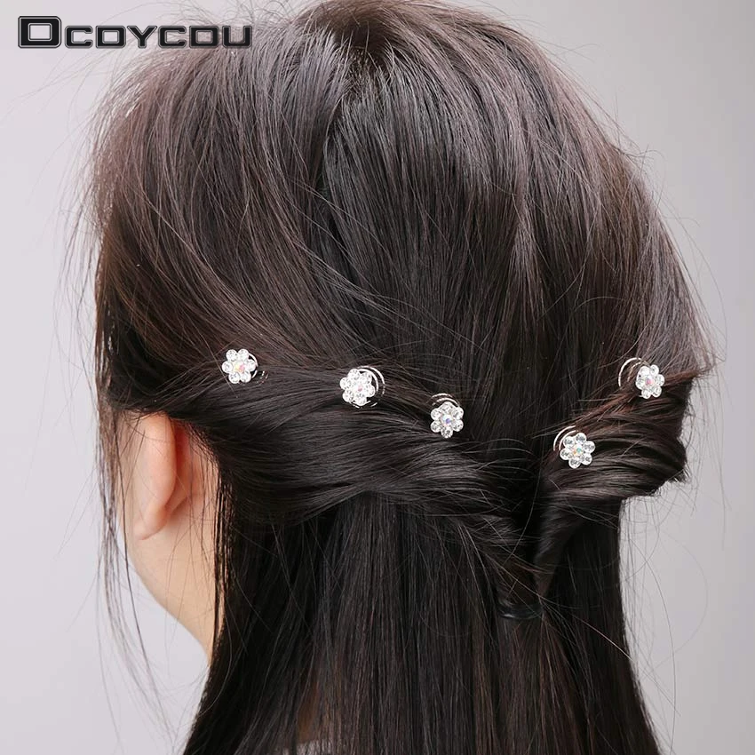 12PCS Wedding Prom Rhinestone Headpieces Hairgrips Bright Crystal Crown Flowers Spiral Hairpins Headwear for Women
12PCS Wedding Prom Rhinestone Headpieces Hairgrips Bright Crystal Crown Flowers Spiral Hairpins Headwear for Women
