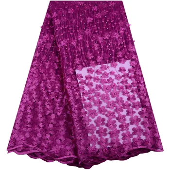 2019 Fuchsia French Mesh Lace Fabric High Quality African Tulle Lace With Beads Nigerian Guipure Lace Fabric Party Dress Y1427
2019 Fuchsia French Mesh Lace Fabric High Quality African Tulle Lace With Beads Nigerian Guipure Lace Fabric Party Dress Y1427