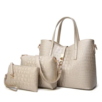 WxfbBaby luxury alligator 3 set composite bags shoulder handbag+day clutches+ crossbody messenger bags for women 2019 bag ladies
WxfbBaby luxury alligator 3 set composite bags shoulder handbag+day clutches+ crossbody messenger bags for women 2019 bag ladies