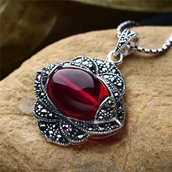 925 sterling silver tungsten corundum Stone Pendant Bead Necklace children new transport this animal year
925 sterling silver tungsten corundum Stone Pendant Bead Necklace children new transport this animal year