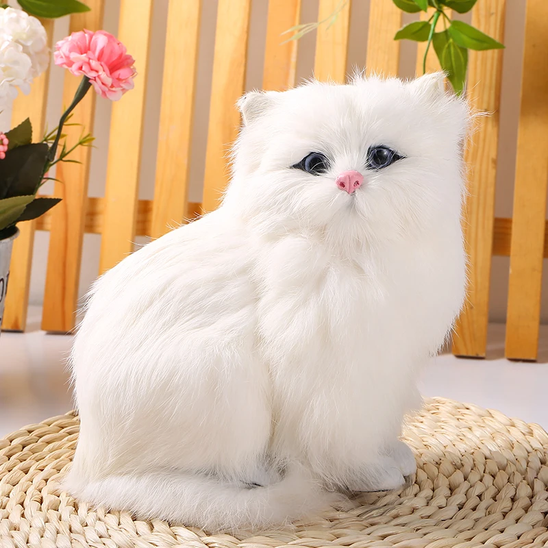 Simulation plush cat lifelike crouching animal models handmade realistic persian cat dolls children plush toys home decoration
Simulation plush cat lifelike crouching animal models handmade realistic persian cat dolls children plush toys home decoration