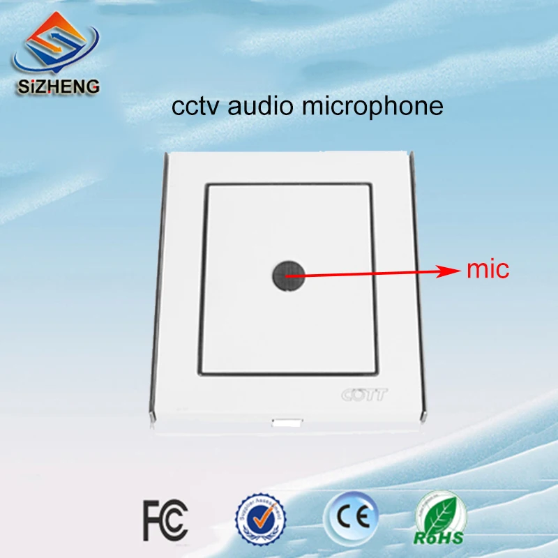 SIZHENG COTT-C6 CCTV microphone audio monitoring high sensitive -38dB voice pickup for security system
SIZHENG COTT-C6 CCTV microphone audio monitoring high sensitive -38dB voice pickup for security system