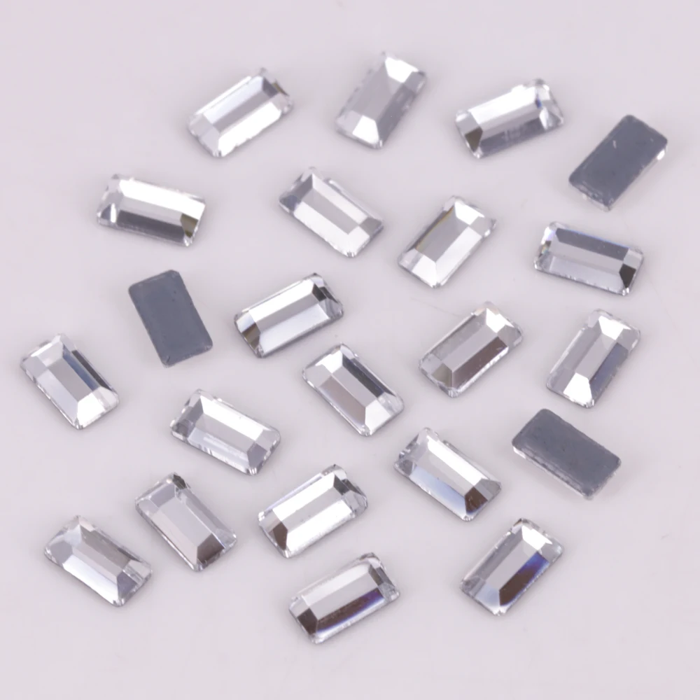 Lead Free AAA 2.5x5mm, 3x7mm Baguette Crystal Clear Flat Back Hotfix Rhinestones / Iron On Flat Back Crystals
Lead Free AAA 2.5x5mm, 3x7mm Baguette Crystal Clear Flat Back Hotfix Rhinestones / Iron On Flat Back Crystals
