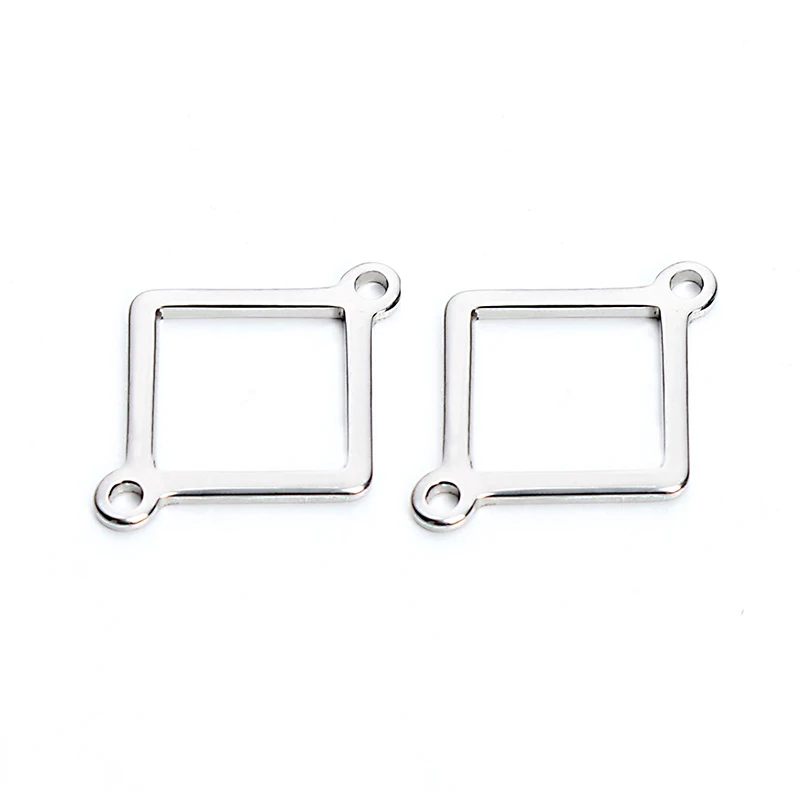 20pc/lot 22x17.5mm Silver Tone Stainless Steel Geometric Connectors Charms Pendants DIY Necklace Jewelry Findings Accessories
20pc/lot 22x17.5mm Silver Tone Stainless Steel Geometric Connectors Charms Pendants DIY Necklace Jewelry Findings Accessories