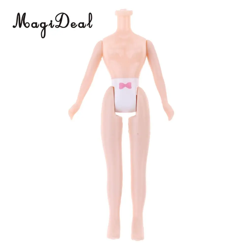7.5cm Plastic Mini Doll Body for Petite Doll Custom DIY Accessories Kids Children Pretend Play Toy