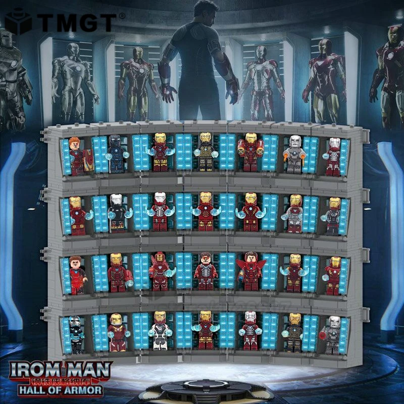 Marvel Avengers endgame super hero Iron man Tony Stark Armor Hall GD231 GD236 Building Blocks Bricks toys For Children gifts
Marvel Avengers endgame super hero Iron man Tony Stark Armor Hall GD231 GD236 Building Blocks Bricks toys For Children gifts