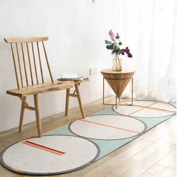 INS popular post-modern geometric bed slide rug, Nordic style machine weaved coffee table carpet, office decoration runner rug
INS popular post-modern geometric bed slide rug, Nordic style machine weaved coffee table carpet, office decoration runner rug