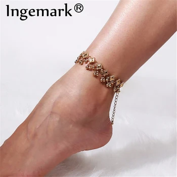 

Ingemark Bohemian Bells Tassel Pendant Anklet Bracelet Sandal Barefoot Girl Jewelry Beach Bell Bead Anklets Valentine's Day Gift