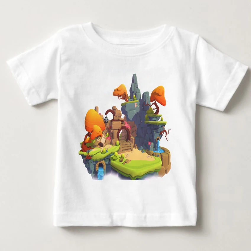 Online games print children's summer trend short sleeves pure cotton breathable T-shirts boy and girl like little fox clothes MJ
Online games print children's summer trend short sleeves pure cotton breathable T-shirts boy and girl like little fox clothes MJ