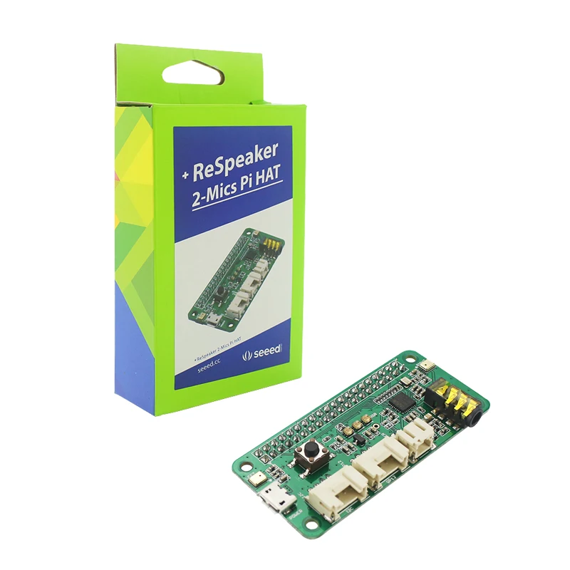 Raspberry Pi Respeaker Intelligent Voice Module Dual Microphone Expansion Board compatible Raspberry Pi 4B / 3B+ / 3B / Zero W
Raspberry Pi Respeaker Intelligent Voice Module Dual Microphone Expansion Board compatible Raspberry Pi 4B / 3B+ / 3B / Zero W