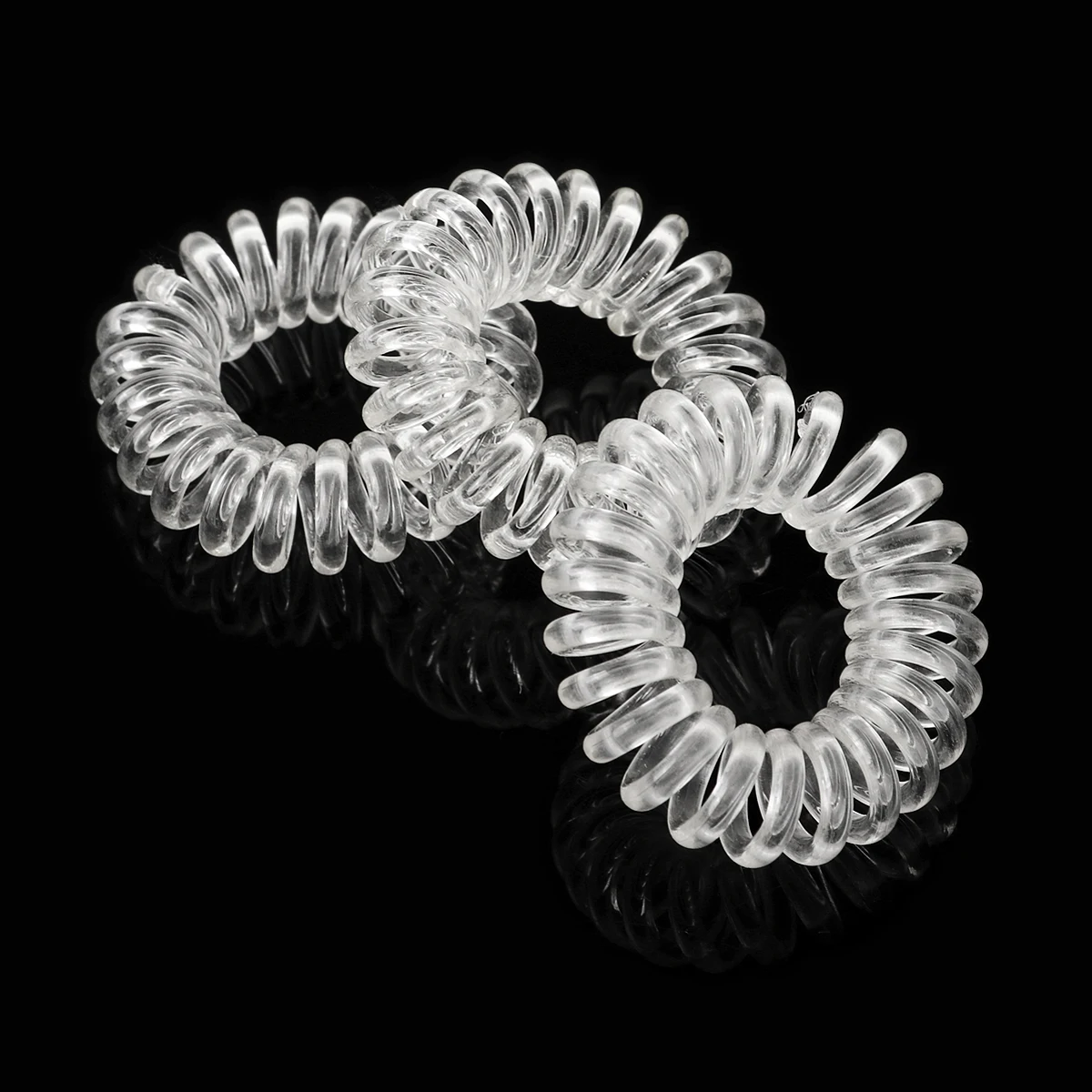 3pcs/pack Transparent Elastic Rubber Bands Telephone Line Rubber Band Lady Girl Hair Braider Ties Ropes Rings Hair Accessories
3pcs/pack Transparent Elastic Rubber Bands Telephone Line Rubber Band Lady Girl Hair Braider Ties Ropes Rings Hair Accessories