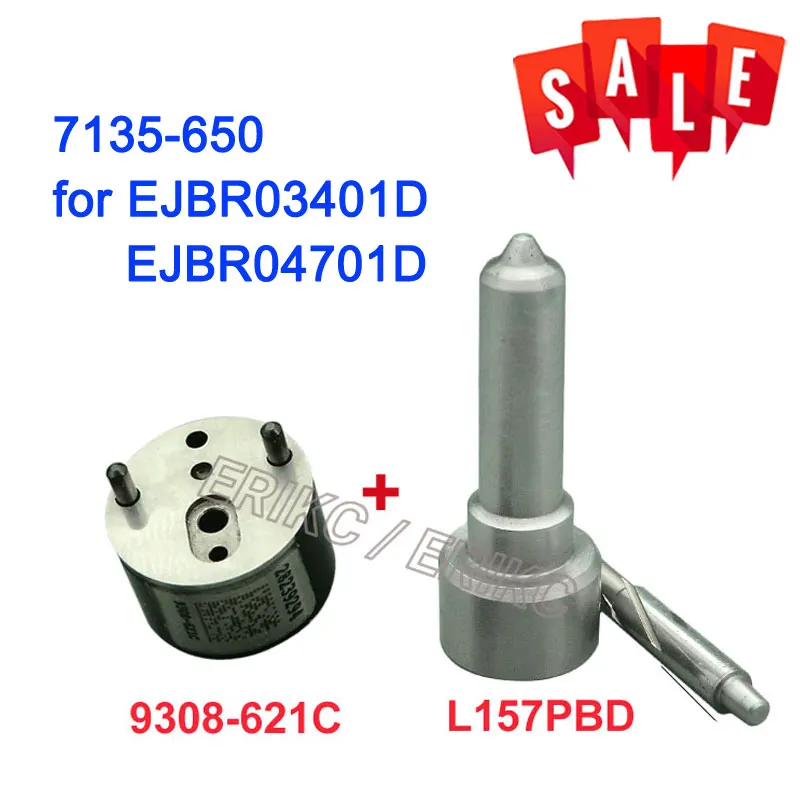 ERIKC 7135-650 (L157PBD+9308-621C) Injector Repair Kits Including Fuel Nozzle And Control Valve For SSANGYONG Kyron EJBR04701D
ERIKC 7135-650 (L157PBD+9308-621C) Injector Repair Kits Including Fuel Nozzle And Control Valve For SSANGYONG Kyron EJBR04701D