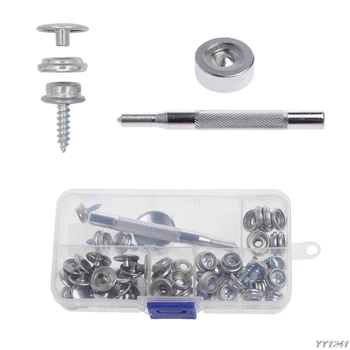 62 Pcs Stainless Steel Boat Marine Canvas Fabric Snap Cover Button Socket Kit Snap Fastener Screw for marine boat covers
62 Pcs Stainless Steel Boat Marine Canvas Fabric Snap Cover Button Socket Kit Snap Fastener Screw for marine boat covers