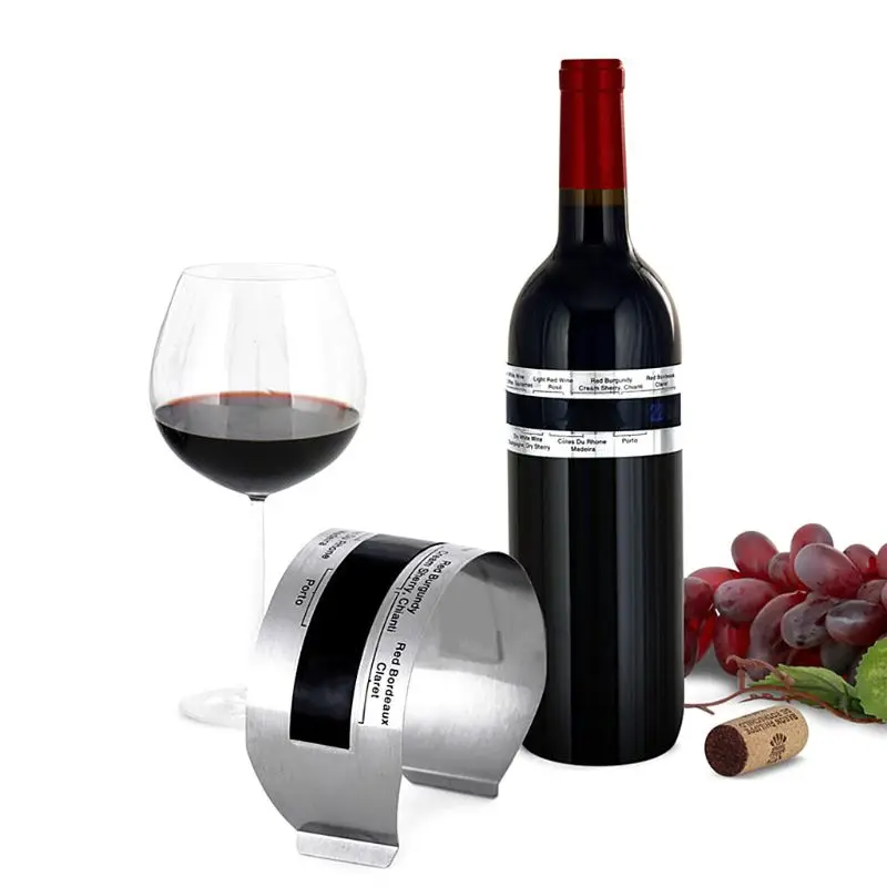 Stainless Steel Red Wine Thermometer 4-26℃ Temperature Sensor Bracelet LCD Display Bar Party Kitchenwar
Stainless Steel Red Wine Thermometer 4-26℃ Temperature Sensor Bracelet LCD Display Bar Party Kitchenwar