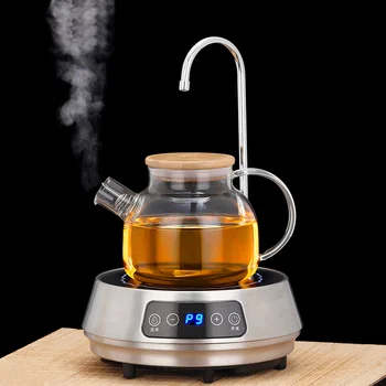 220V Drinkware Glass Water Kettle with Stainless Steel Cooker Electric Furnace Stove EAF with Water Pump Kung Fu Tea Set
220V Drinkware Glass Water Kettle with Stainless Steel Cooker Electric Furnace Stove EAF with Water Pump Kung Fu Tea Set