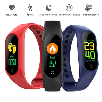 M3 Sports Smart Band Bracelets Heart Rate Monitor Fitness Activity Tracker Waterproof Wristbands Color Display Bands Wristband
M3 Sports Smart Band Bracelets Heart Rate Monitor Fitness Activity Tracker Waterproof Wristbands Color Display Bands Wristband