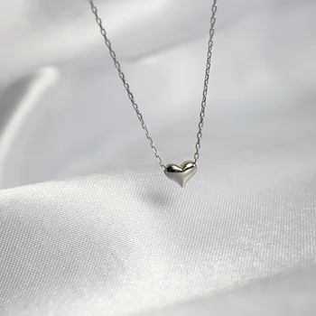 1pc Authentic 925 Sterling silver Glossy POLISHED Love Heart pendant necklace Fine Jewelry XLx327
1pc Authentic 925 Sterling silver Glossy POLISHED Love Heart pendant necklace Fine Jewelry XLx327