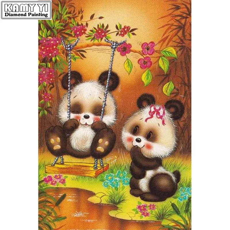 5D DIY Full Square Diamond Painting Cross Stitch "Two pandas" 3D Diamond Embroidery Rhinestone Mosaic Home Decor Gift
5D DIY Full Square Diamond Painting Cross Stitch "Two pandas" 3D Diamond Embroidery Rhinestone Mosaic Home Decor Gift